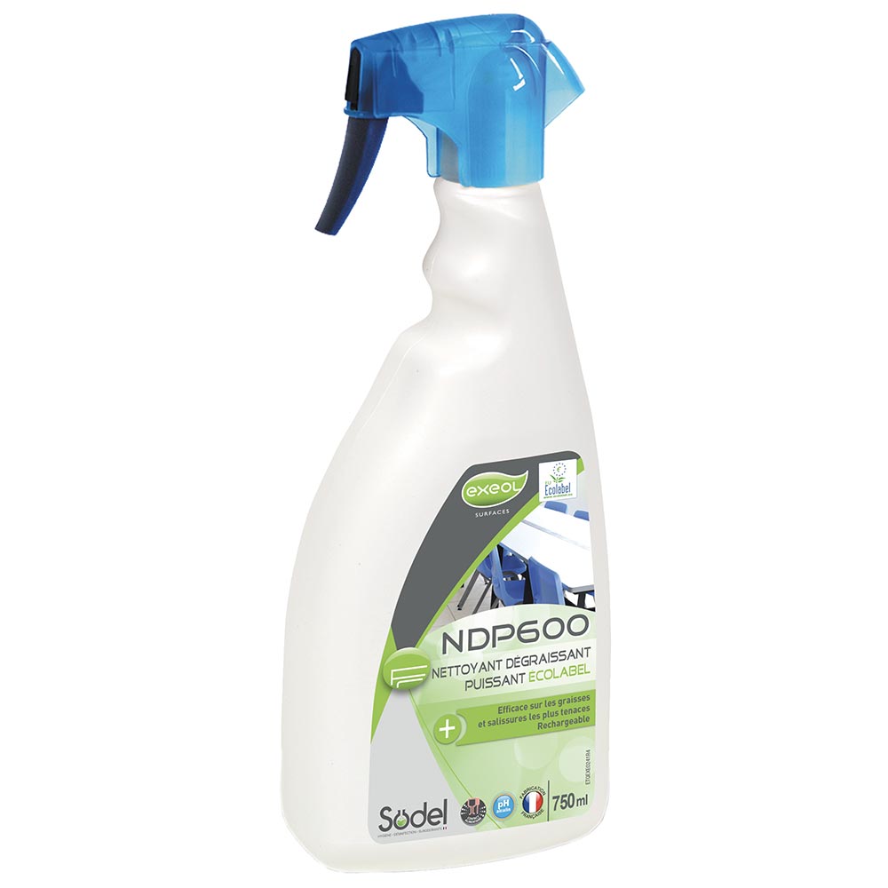 NDP600- Nettoyant dégraissant puissant ECOLABEL - 750ml