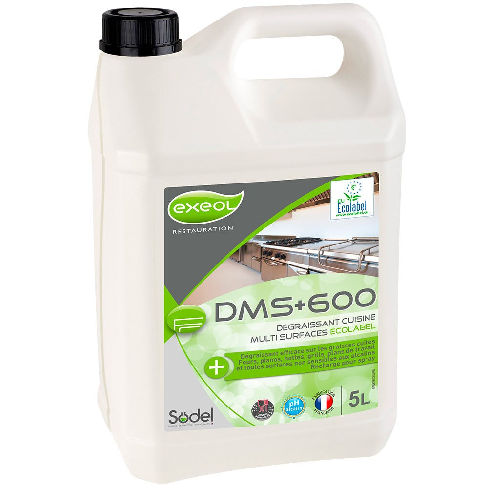 DMS+600 Dégraissant Multi Surfaces Cuisine Écolabel - 5L